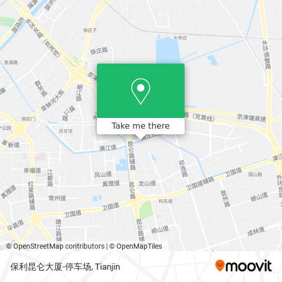 保利昆仑大厦-停车场 map