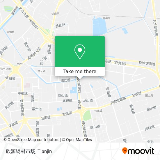 欣源钢材市场 map
