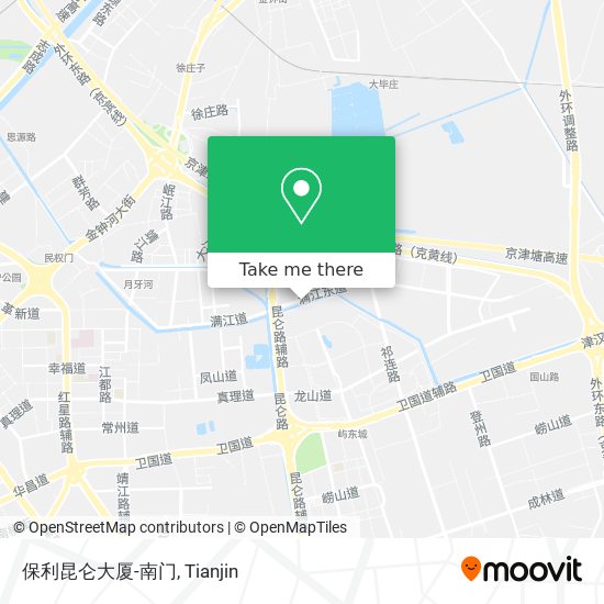 保利昆仑大厦-南门 map