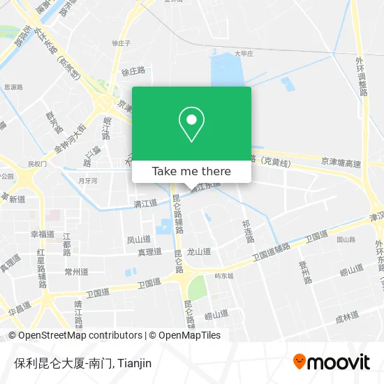 保利昆仑大厦-南门 map