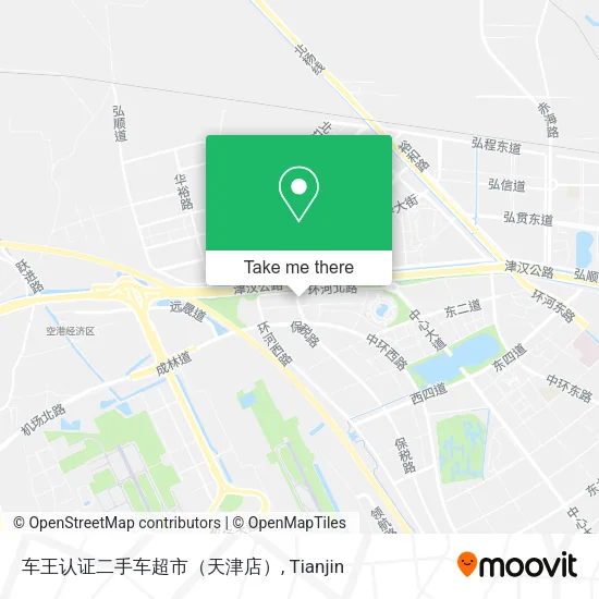 车王认证二手车超市（天津店） map