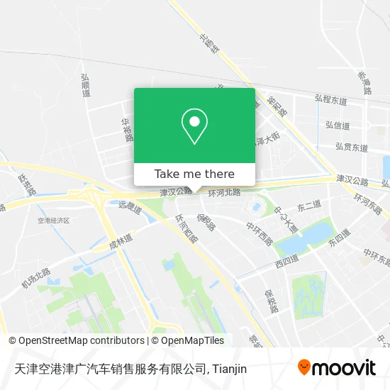 天津空港津广汽车销售服务有限公司 map