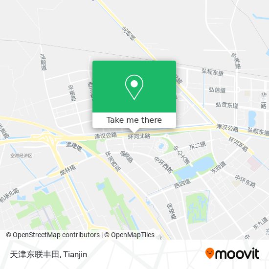 天津东联丰田 map