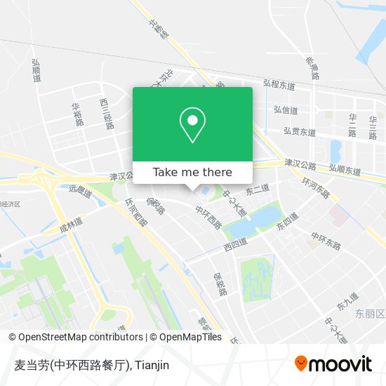 麦当劳(中环西路餐厅) map
