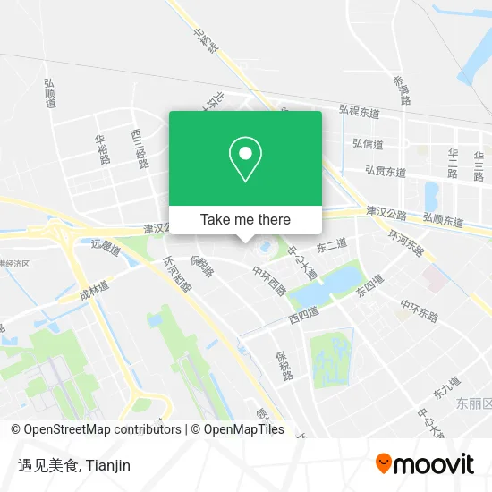 遇见美食 map