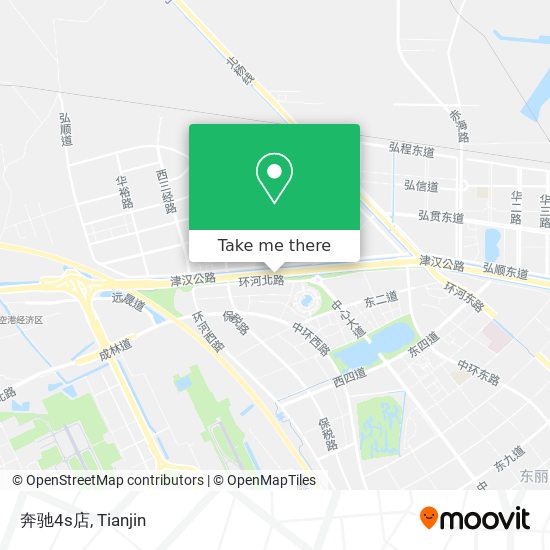 奔驰4s店 map