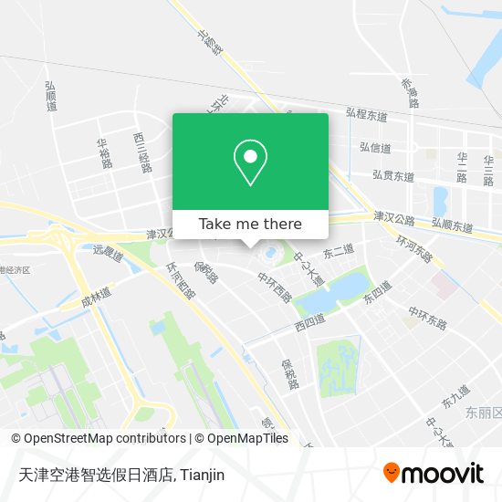 天津空港智选假日酒店 map
