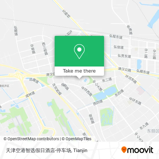 天津空港智选假日酒店-停车场 map