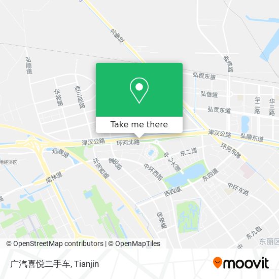 广汽喜悦二手车 map