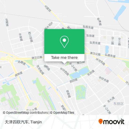 天津四联汽车 map