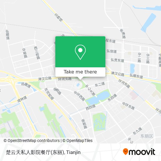 楚云天私人影院餐厅(东丽) map