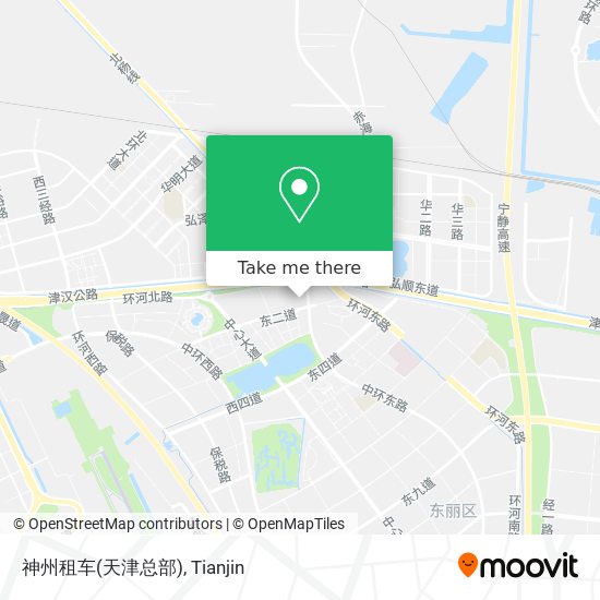 神州租车(天津总部) map