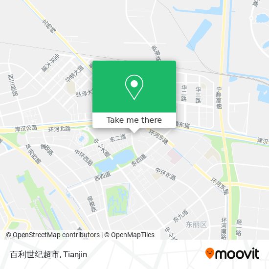 百利世纪超市 map