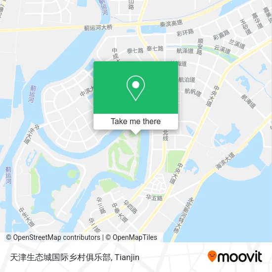 天津生态城国际乡村俱乐部 map