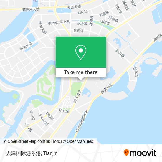 天津国际游乐港 map