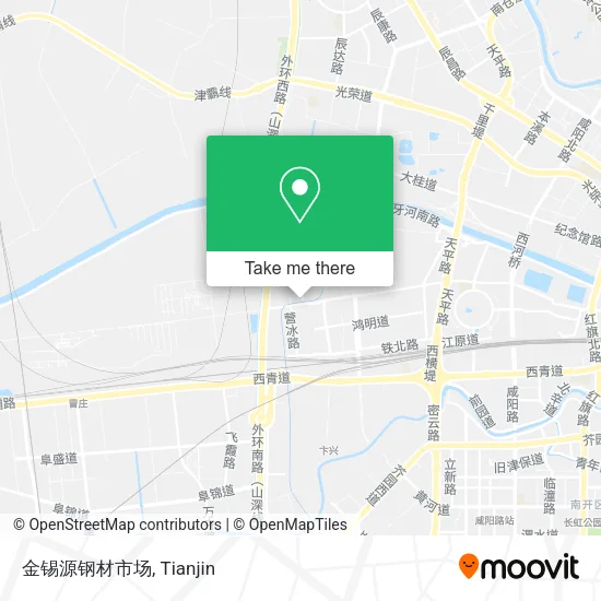 金锡源钢材市场 map