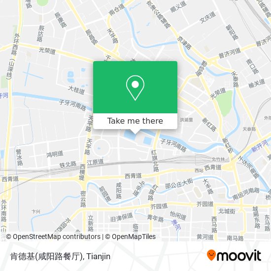 肯德基(咸阳路餐厅) map