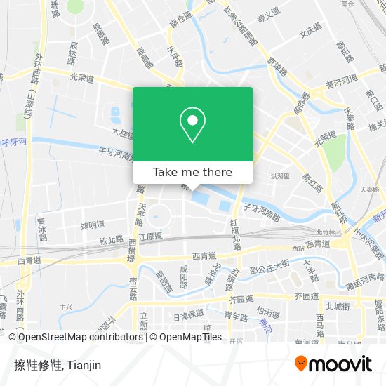 擦鞋修鞋 map