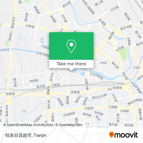 锐泉自选超市 map