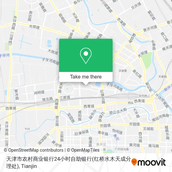 天津市农村商业银行24小时自助银行(红桥水木天成分理处) map