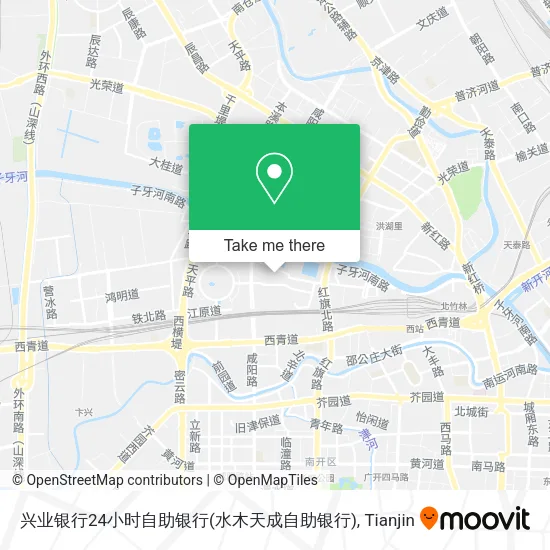 兴业银行24小时自助银行(水木天成自助银行) map