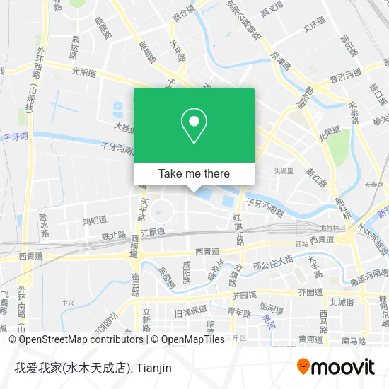 我爱我家(水木天成店) map