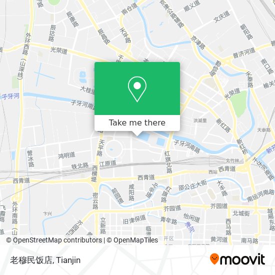 老穆民饭店 map