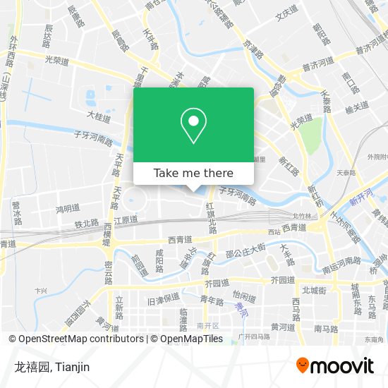 龙禧园 map