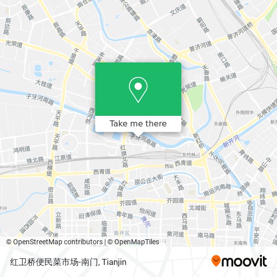红卫桥便民菜市场-南门 map