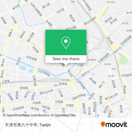 天津市第八十中学 map