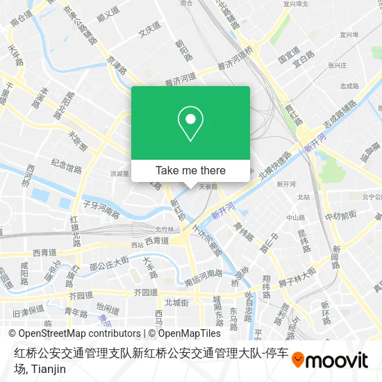 红桥公安交通管理支队新红桥公安交通管理大队-停车场 map