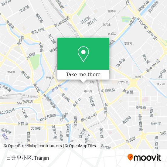 日升里小区 map