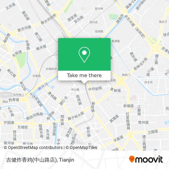 吉健炸香鸡(中山路店) map