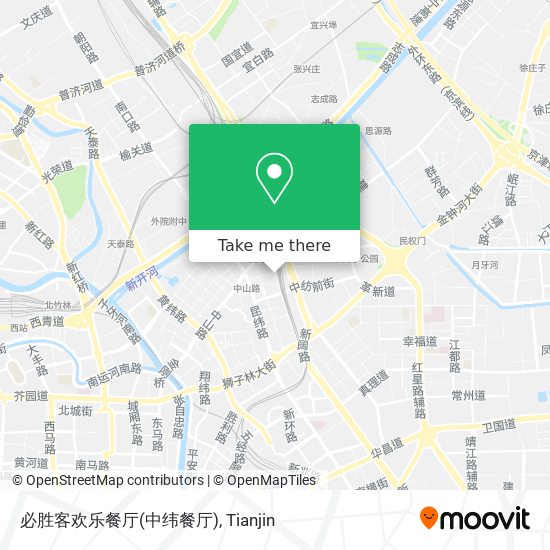 必胜客欢乐餐厅(中纬餐厅) map