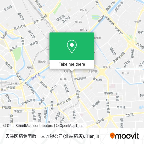 天津医药集团敬一堂连锁公司(北站药店) map