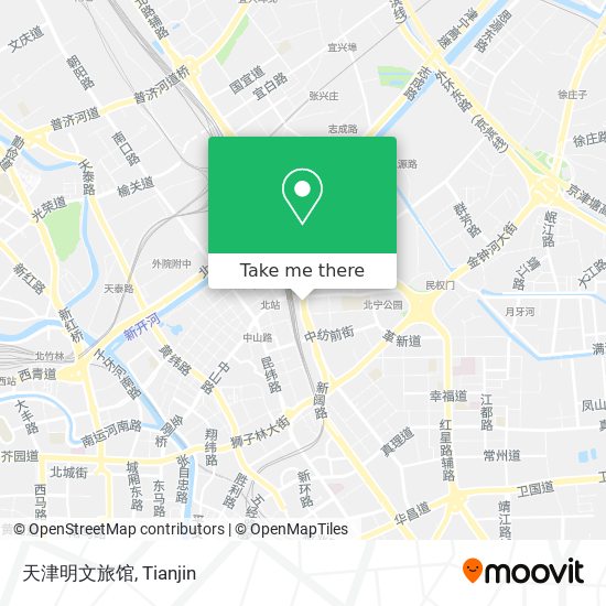 天津明文旅馆 map