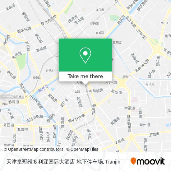 天津皇冠维多利亚国际大酒店-地下停车场 map
