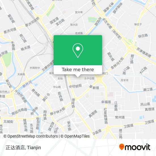 正达酒店 map