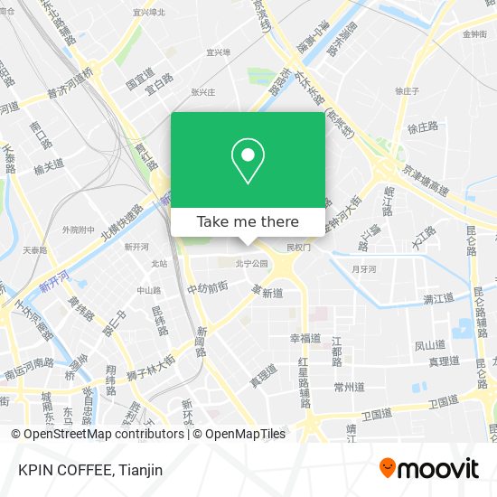 KPIN COFFEE map