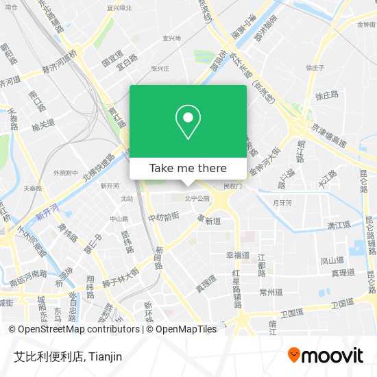 艾比利便利店 map