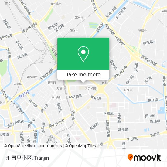 汇园里小区 map
