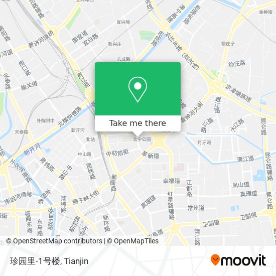 珍园里-1号楼 map