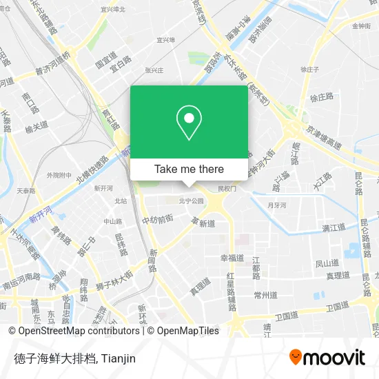 德子海鲜大排档 map