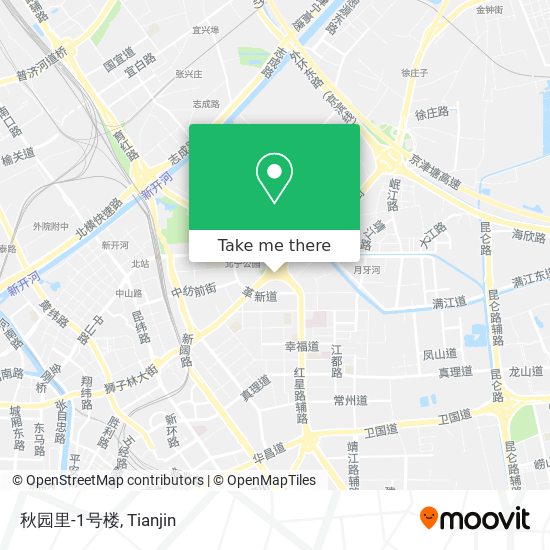 秋园里-1号楼 map