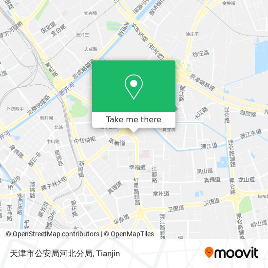 天津市公安局河北分局 map