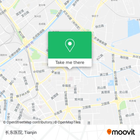 长东医院 map