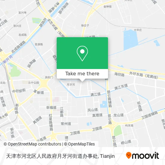 天津市河北区人民政府月牙河街道办事处 map