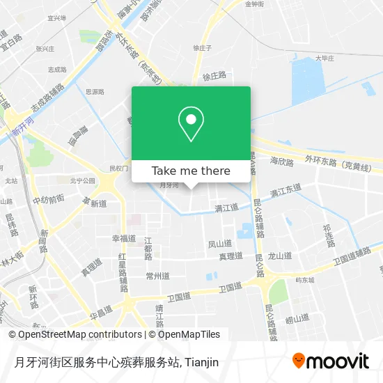 月牙河街区服务中心殡葬服务站 map