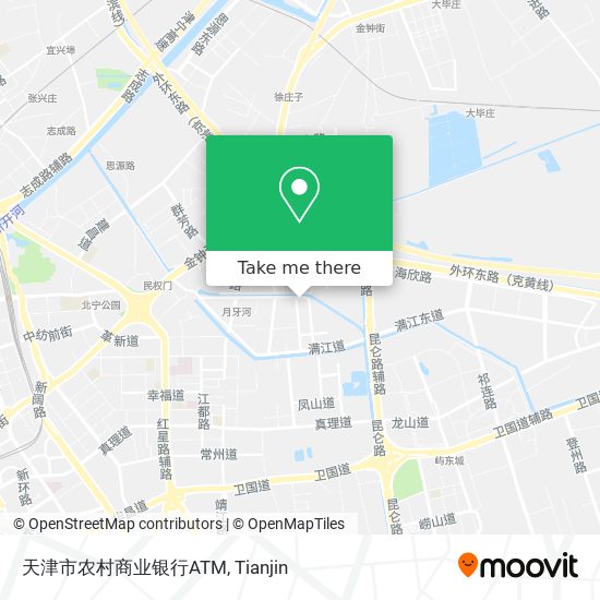 天津市农村商业银行ATM map