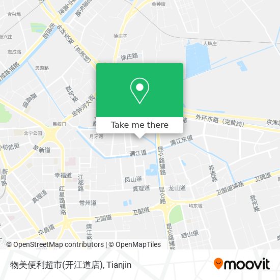物美便利超市(开江道店) map